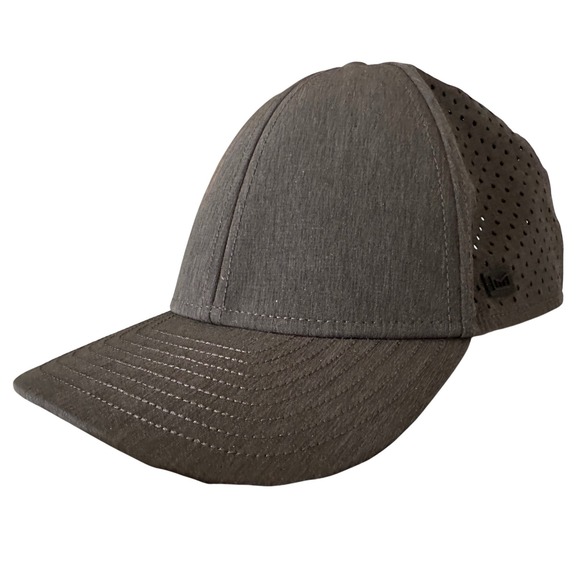 Melin A Game Hydro Baseball Cap Perforated Snapback Unisex Gray Adjustable Sz CL - Picture 2 of 11
